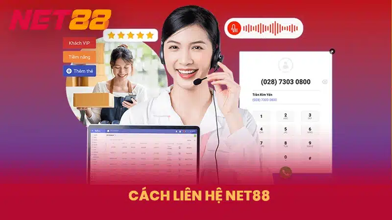 Cách liên hệ NET88